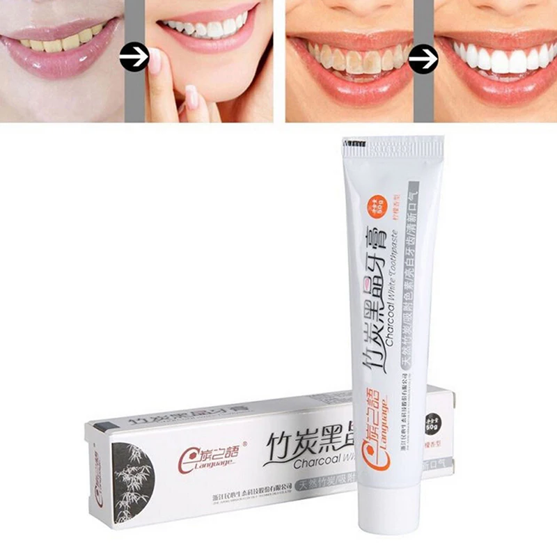 

Hot Sale! Toothpaste 50g Bamboo Charcoal Black Toothpaste Teeth Whitening Cleaning Hygiene Oral Care Tooth Paste