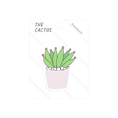 DIY Кактус креативный Офис Новинка Липкие заметки планировщик наклейки указатель
