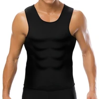 men waist trainer tummy control body shaper s 5xl slimming belt bodysuit neoprene shapewear sweat vest modeling strap male suit