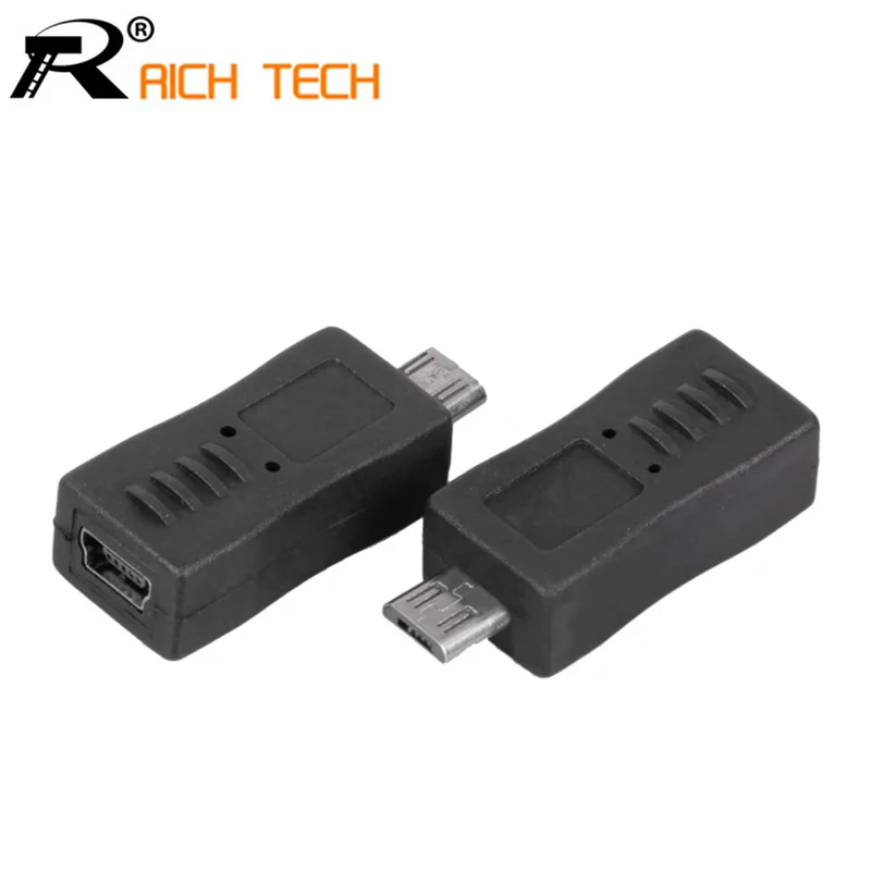 USB разъем Micro usb штекер для mini 5pin Женский Джек Разъем планшетный компьютер адаптер