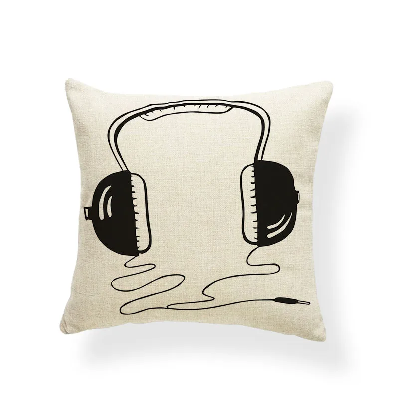 Музыкальная наволочка чехол подушка для гарнитуры Чехлы Черная книга подарок