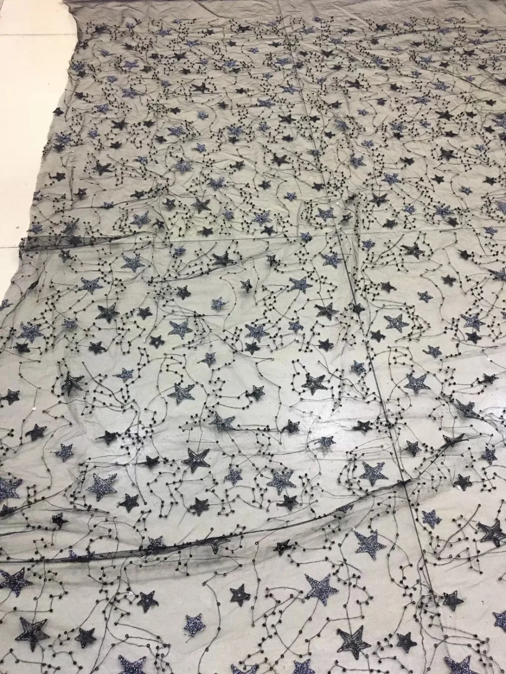 Новинка белое/зеленое/розовое 7 видов цветов со звездами и бисером линия на сетке