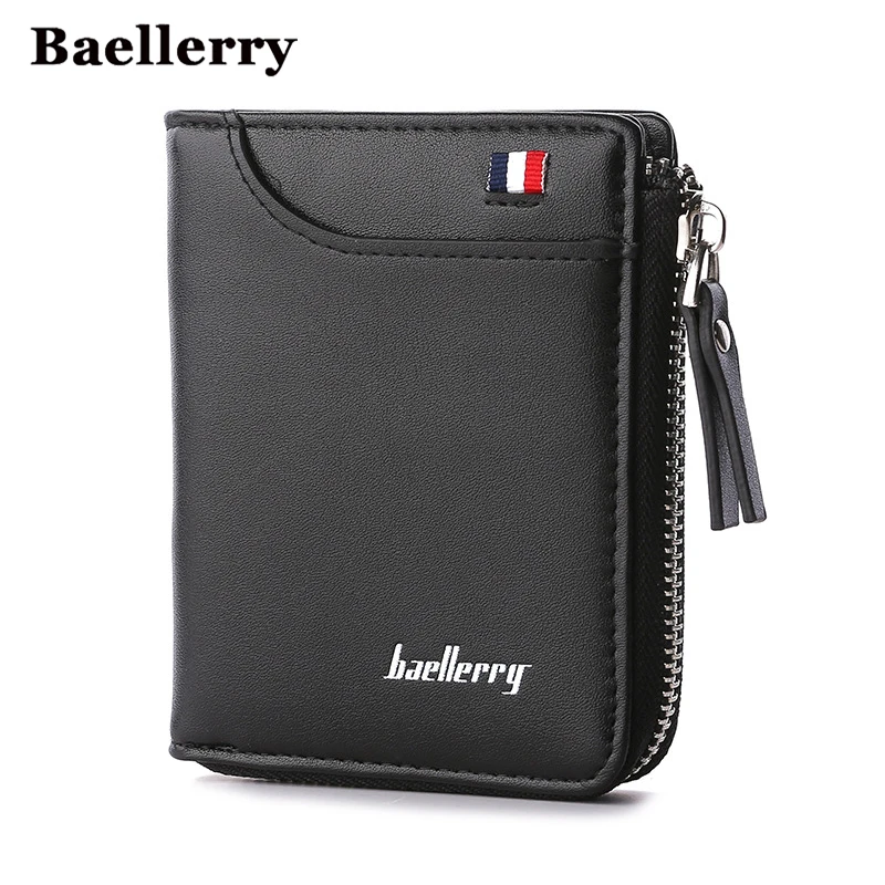 Кошелек Baellerry мужской кожаный на молнии|Мужские кошельки| |