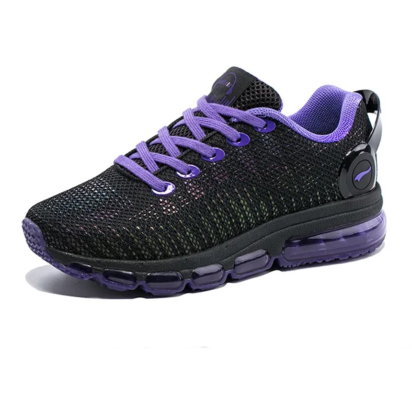 purple ONEMIX кроссовки, мужские кроссовки для бега с высоким берцем, крутые Светоотражающие вамп с воздушной подушкой, спортивная женская обувь для бега, Прогулочные кроссовки - Цвет: purple