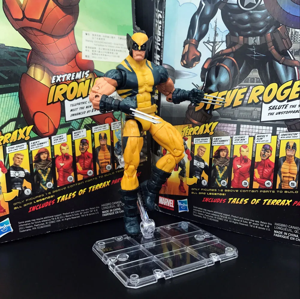 ML Legends Wolferine Logan желтая шайба серии с подставкой 6 &quotэкшн фигурка