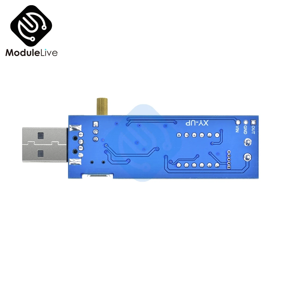 USB повышающий/уменьшающий модуль питания DC-DC 5 В до 3 В/12 Регулируемый понижающий