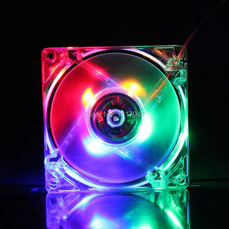 1 шт. в партии 8025 Gdstime LED 80 мм 80x25 DC 12V 4Pin Бесщеточный вентилятор для охлаждения
