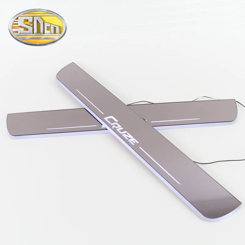 SNCN Автомобильный светодиодный дверной порог для Chevrolet Cruze 2011 2012 2013 ультра тонкий