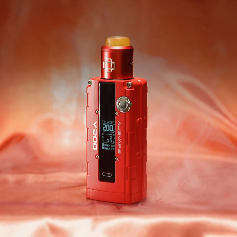 Augvape V200 200 W электронная сигарета испаритель с 22 мм Druga RDA распылителя Красный мод