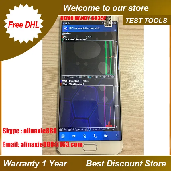 Бесплатная доставка dhl + s7 G935F nemo handy поддержка 2CA &amp 3CA volte polqa и qesq MOS .. Тест ect |
