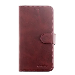 Red-brown Ocolor для Blackview A30 PU кожаный чехол флип-бумажник чехол с карманом для карт для Blackview A30 чехол для телефона Coque+ силиконовый чехол - Цвет: Red-brown