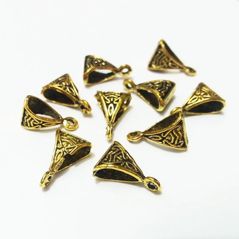 Античное позолоченное ожерелье с концами изгибающиеся подвески Европейские