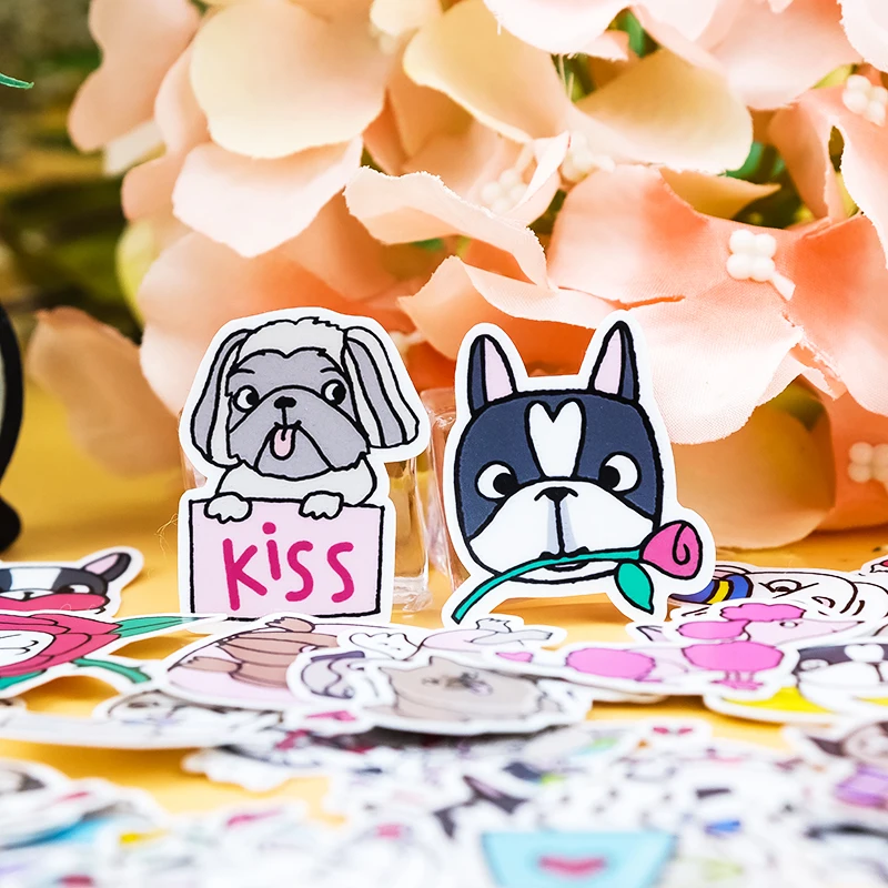 41 шт. наклейка на собаку животное для багажа скейтборда телефона ноутбука