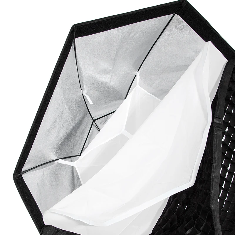 

GODOX Studio Photography 140cm/55" Octagon Softbox with Grid Honeycomb Photo Soft Box Bowens Softbox with Carrying Bag
