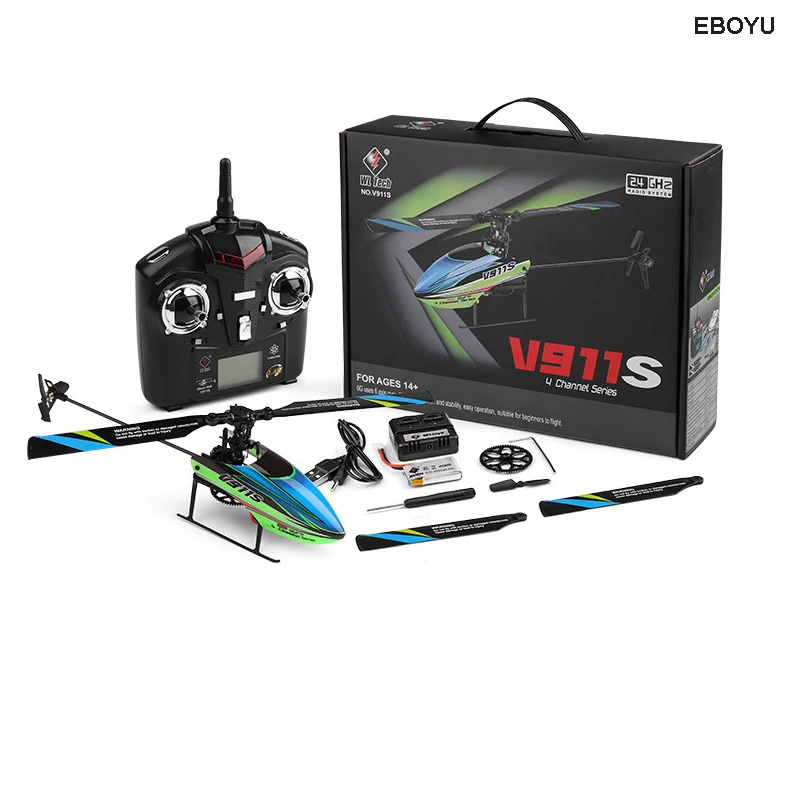 WLtoys V911S 2 4G 4CH 6G режим гироскопа беспилотный вертолет RTF | Игрушки и хобби