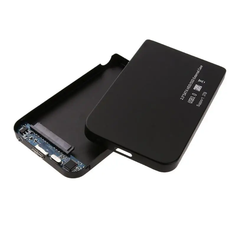 2.5 inch USB 3.0 Ultra Thin SATA SSD HDD Hard Drive Dock Enclosure Case 5Gbps/s High Speed Mobile Hard Disk Box Enclosure