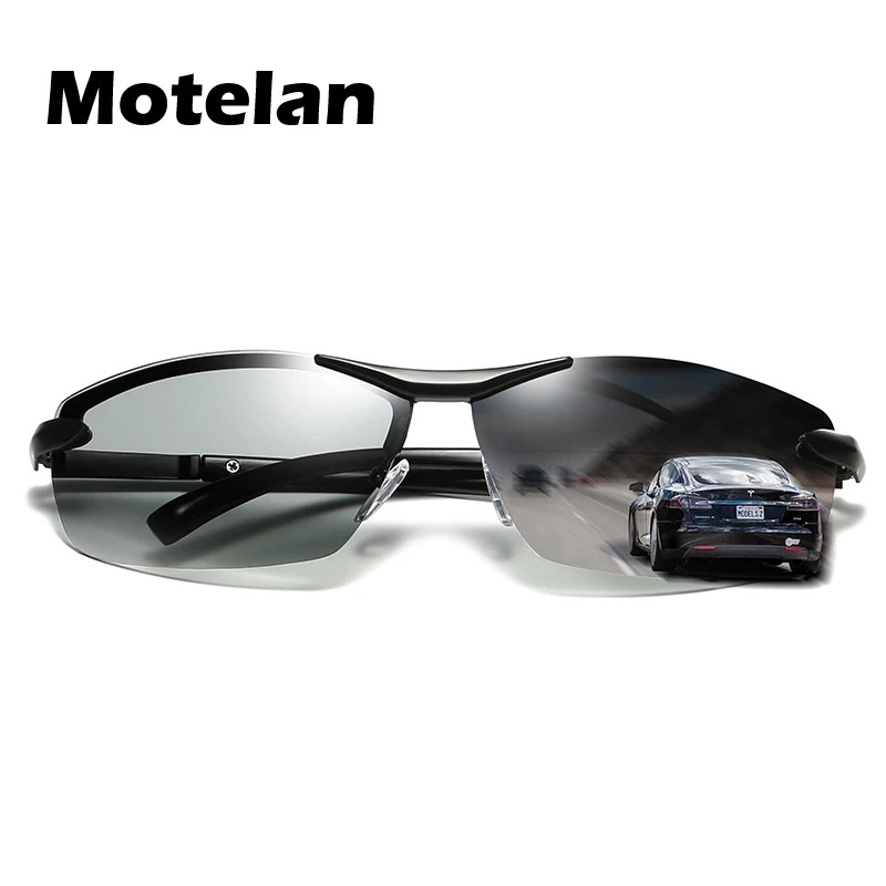 Новинка 2019 мужские фотохромные поляризационные солнцезащитные очки для