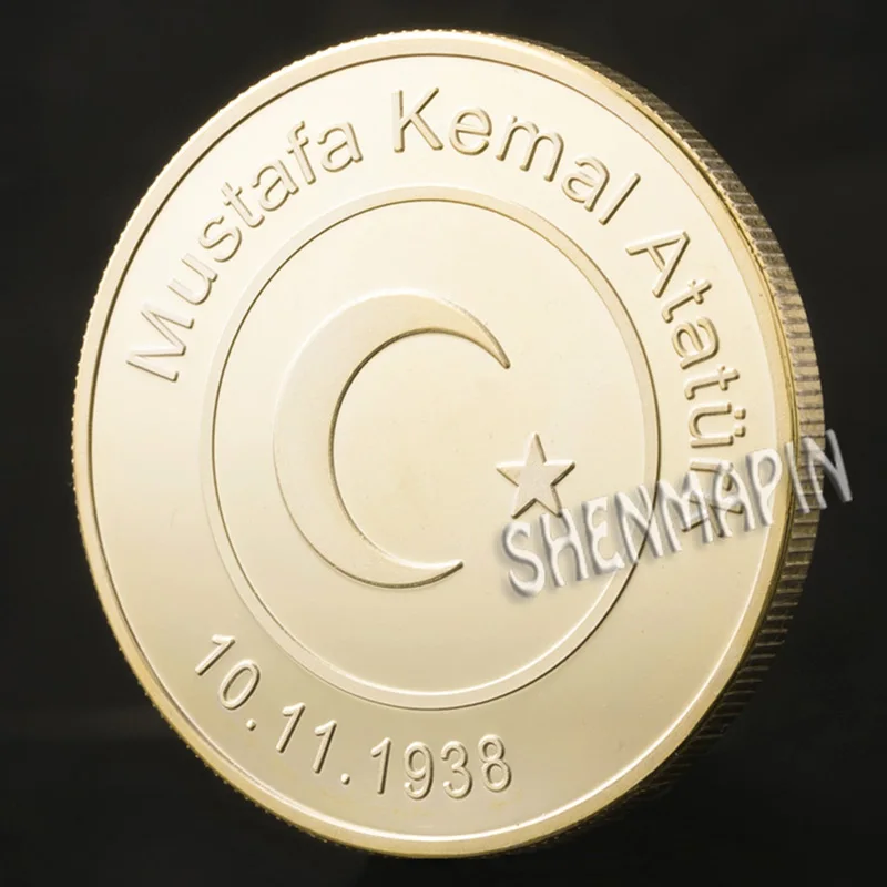 Турецкий президент Мустафа Кемаль Ататюрк памятная монета &quotАтатюрка отец