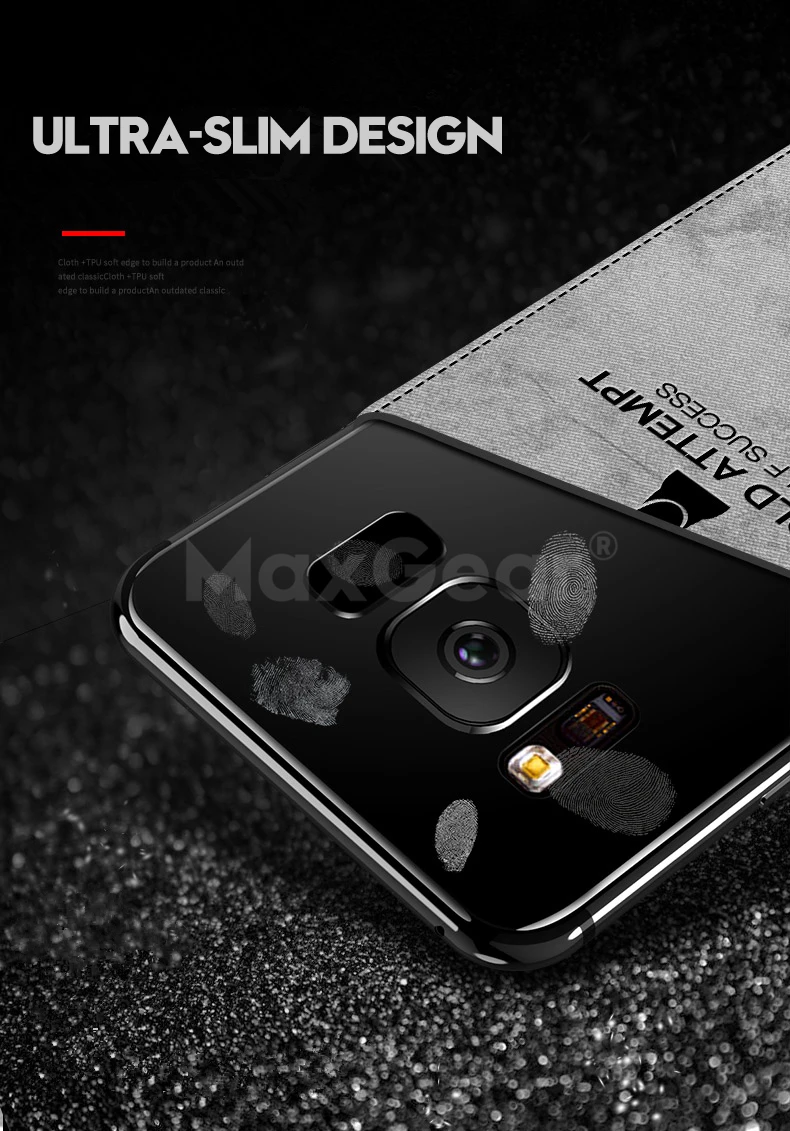 Чехол MaxGear для samsung S7 Edge, S8, S9, S10 Plus, S10E, Note 8, 9, M10, M20, тонкий тканевый матовый мягкий силиконовый защитный чехол