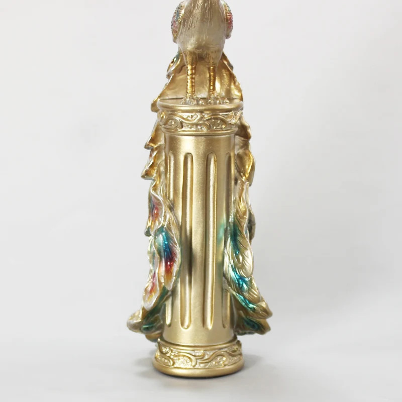 Европейские творческие свадебные подарки украшения в виде павлина из смолы для