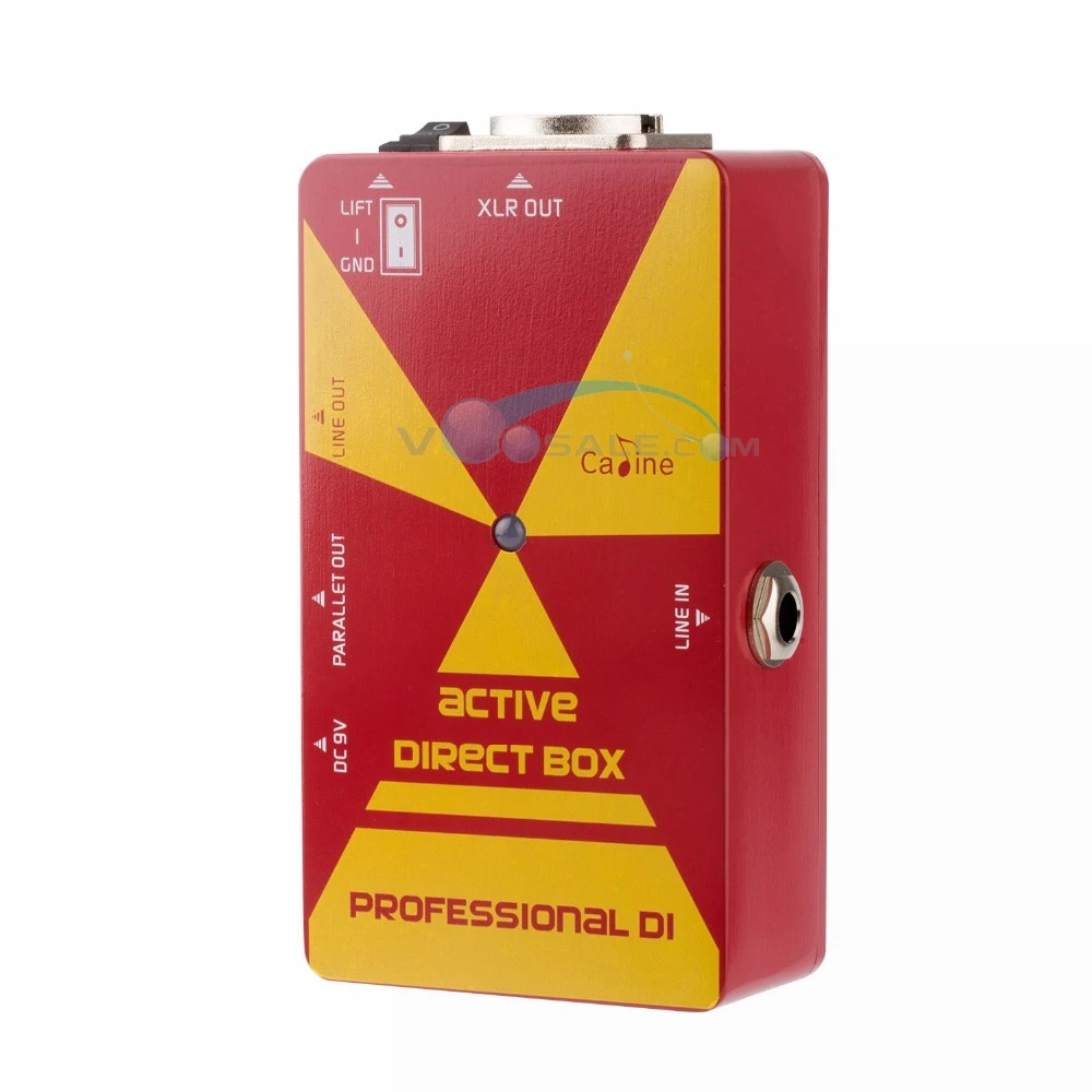 Caline CP-23 DI BOX гитарный эффект педали XLR Out-подключения CP23 эффекты гитарные аксессуары алюминиевый сплав