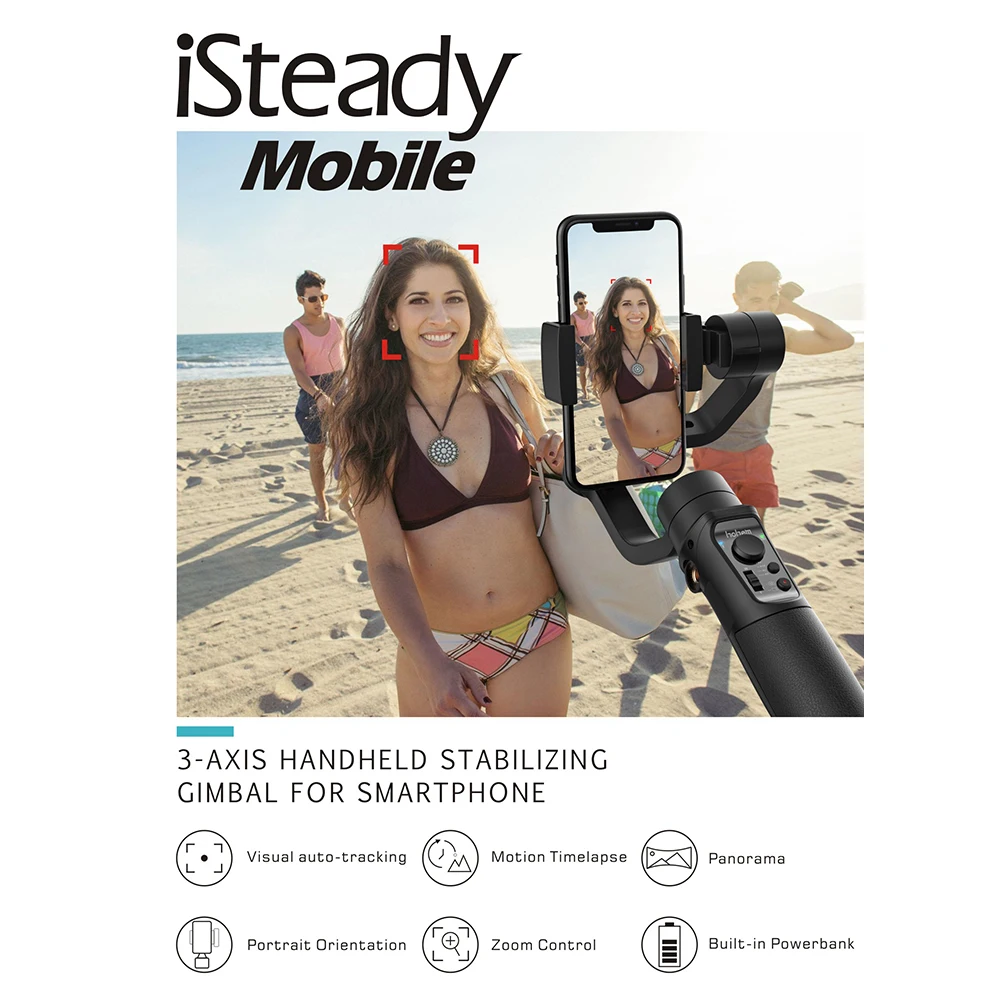 Hohem iSteady мобильный 3 осевой ручной карданный стабилизатор для экшн камеры Gopro sjcam