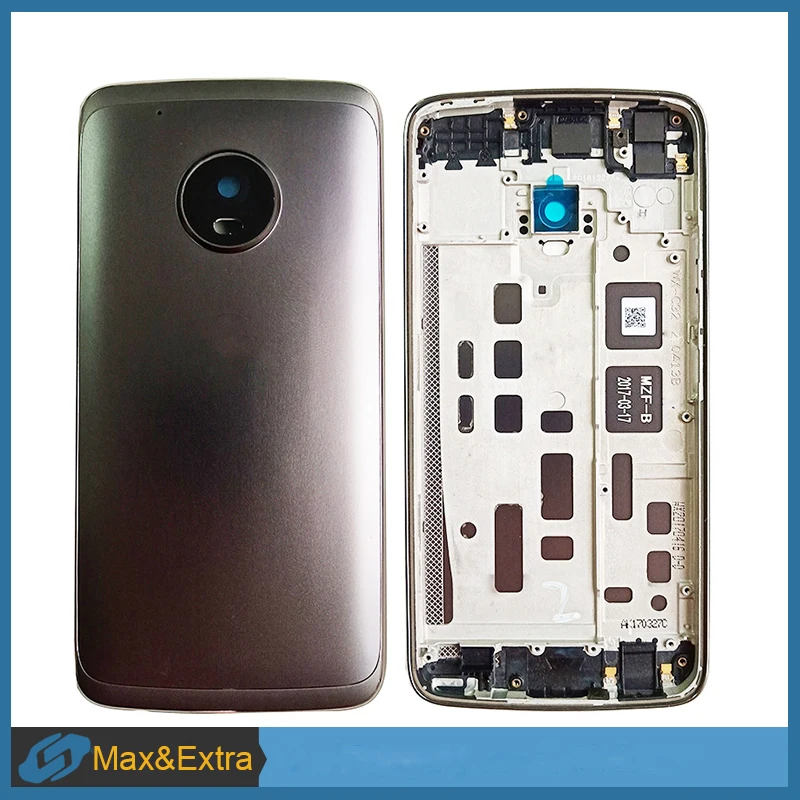 Для Motorola Moto G5 Plus XT1686 XT1681 XT1683 Крышка батарейного отсека задняя крышка чехол на