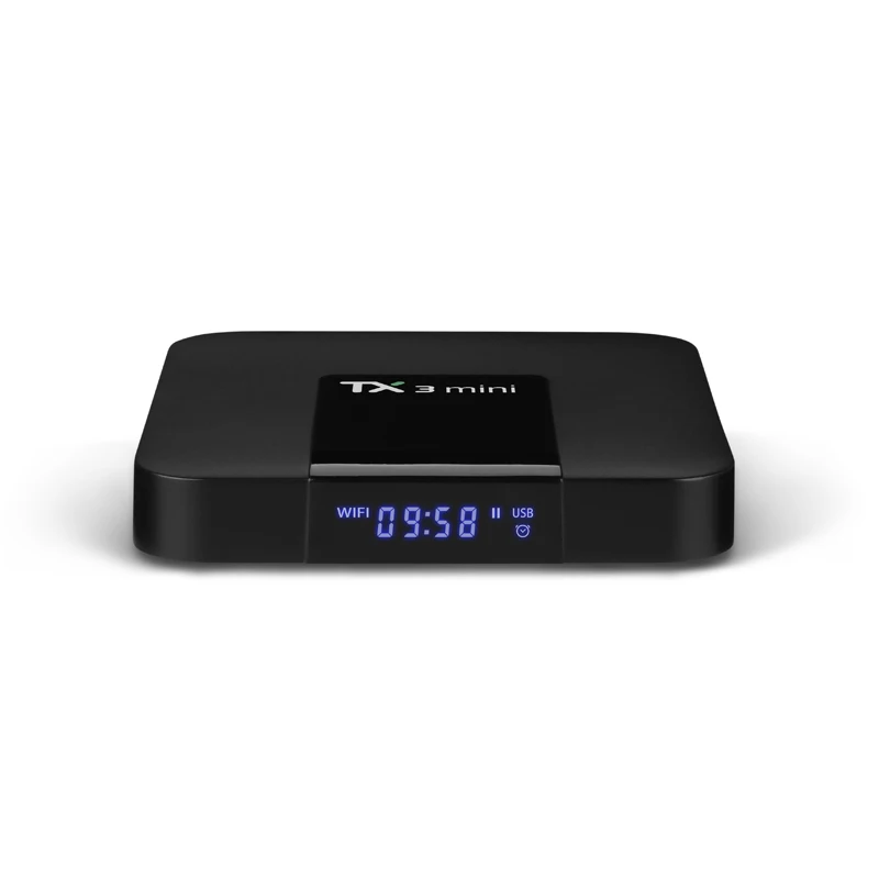 Tanix TX3 mini Smart TV BOX Amologic S905W 2 Гб ОЗУ/16 ПЗУ Android 7 1 H2.65 IPTV 4K телеприставка медиаплеер 4G WiFi