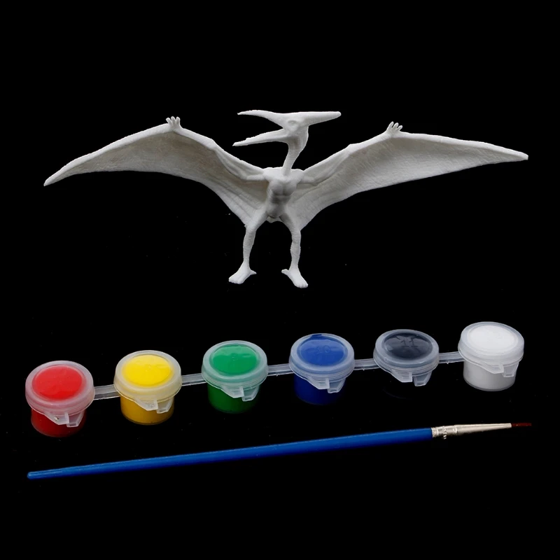 Pterosaur DIY раскраска картина Животное Динозавр Модель Рисунок граффити Дети Детские игрушки - Цвет: Pterosaur