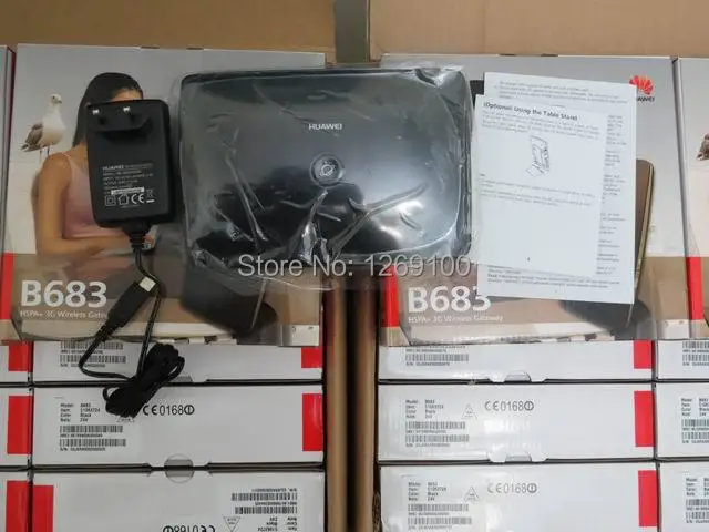 Huawei B683 24 HSPA + WCDMA 900 МГц 2100 Мбит/с беспроводной маршрутизатор/FWT/FCT шлюз поддержка