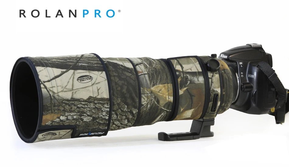 Линзы ROLANPRO камуфляжное пальто дождевик для Nikon AF S 300mm f/2.8D ED I и II Совместимость