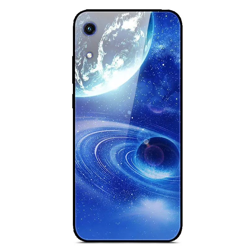 3 K JAT-LX1 для huawei Honor 8A 6,09 дюймов, стеклянный зеркальный жесткий чехол для телефона huawei Honor 8A, чехол для Honor8A 8 A A8, закаленное - Цвет: 3