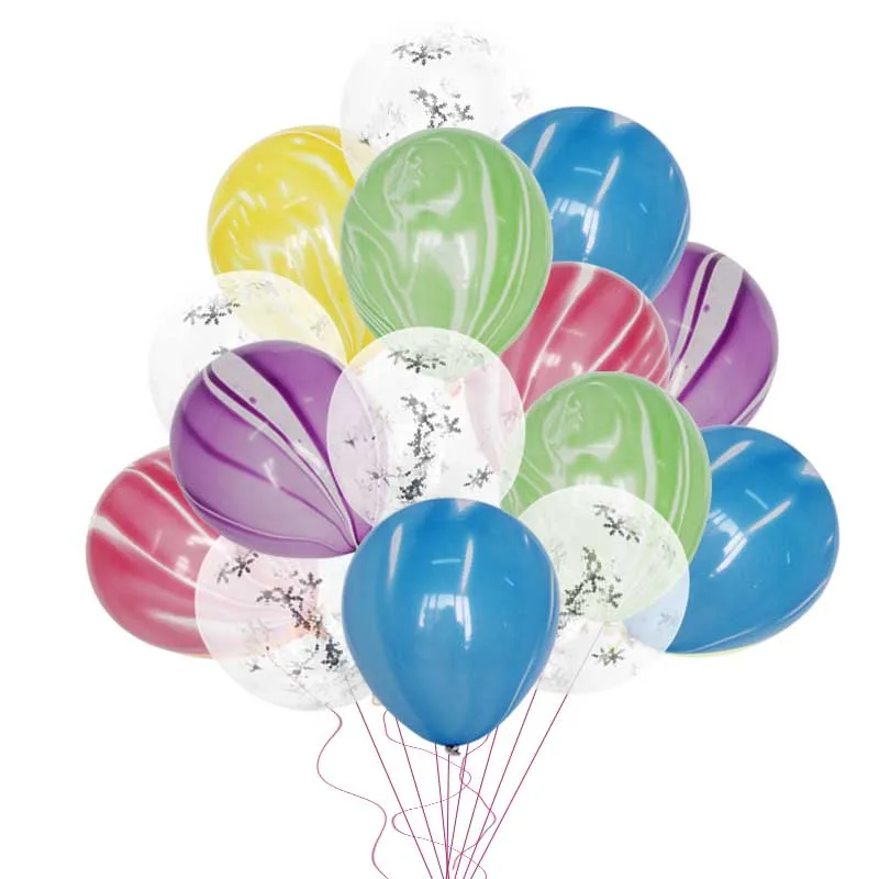 15pcs balloons 2 Cyuan Единорог день рождения конфетти шары 12 дюймов розовое золото Воздушные шары Макарон металлический хром толстые баллоны с гелием вечерние шары - Цвет: 15pcs balloons 2