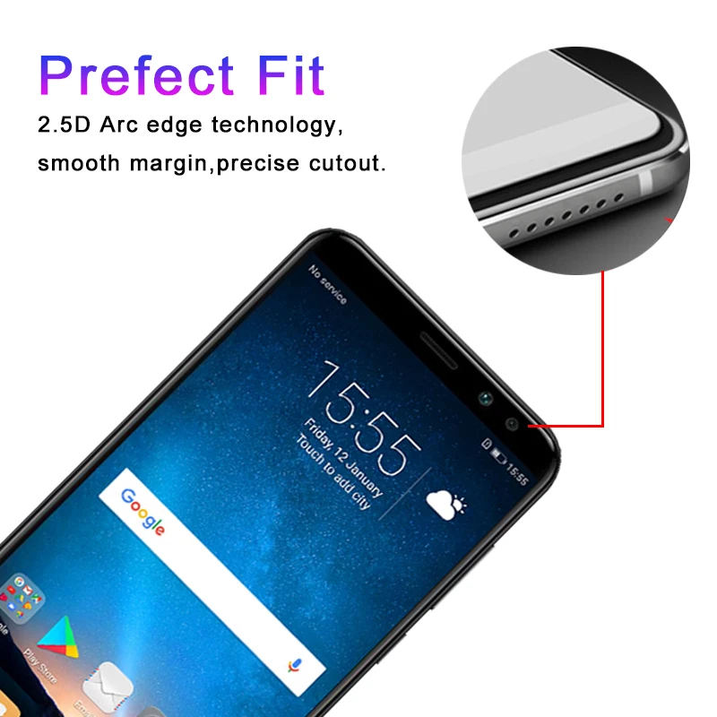 2 шт. закаленное стекло для Huawei mate 10 lite защита экрана Защитная пленка свет huawey 7 8 9