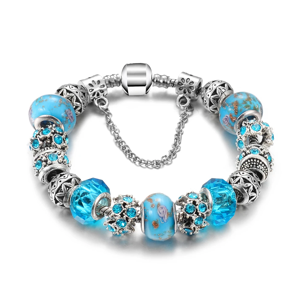 Посеребренные бусины шармы в европейском стиле|bracelet bracelet|charm beads braceletbead charm bracelet |