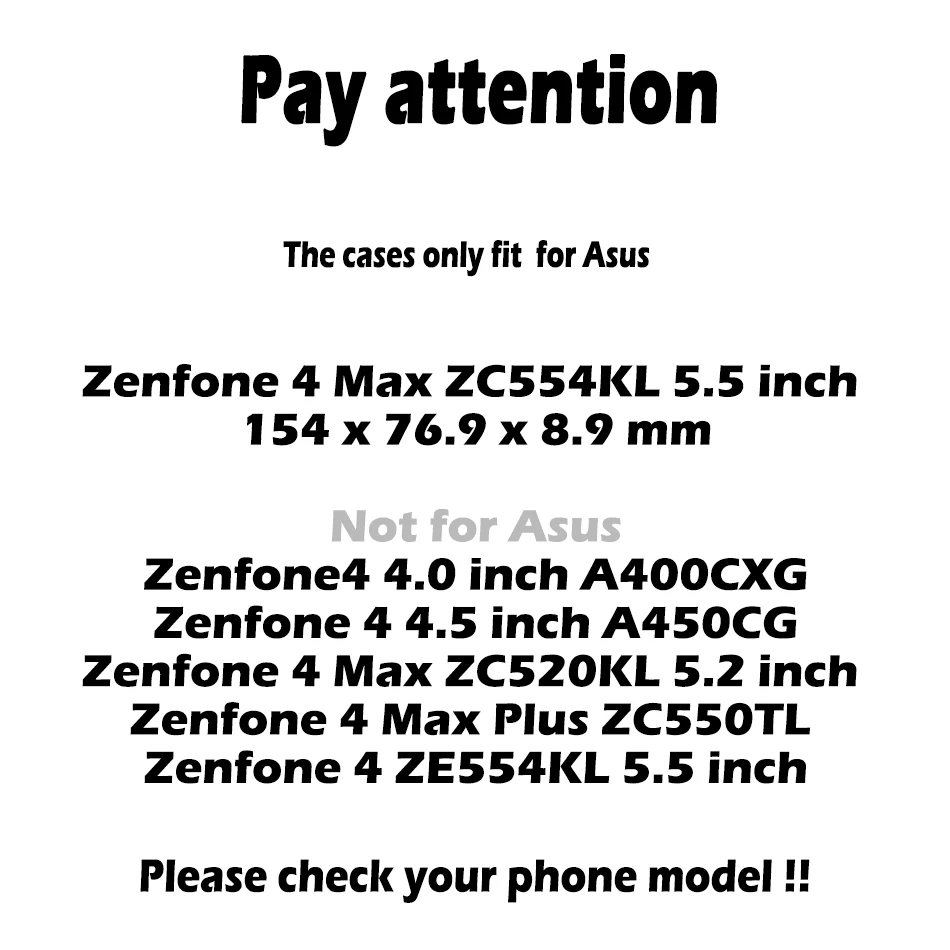 Чехлы для телефонов TAOYUNXI Asus Zenfone 4 Max Pro X00ID Plus ZC554KL Zenfone4 5 дюймов чехлов сумки кожи|case