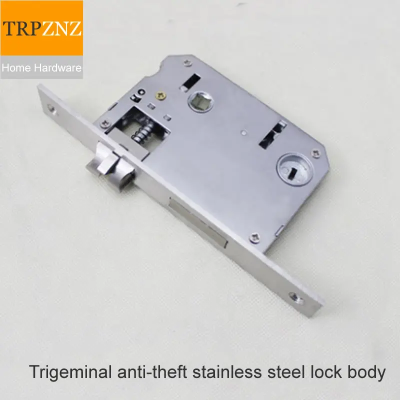 

5750 mortise lock body, three forks, anti-theft, stainless steel, lock body, reverse lift, anti-lock, anti-rust