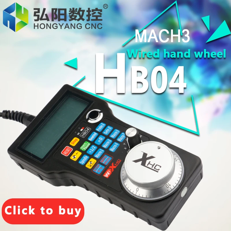 Оригинальный WXHC LHB03B LHB04B 4 6 маховик для MACH3 контроллер оси осевой фрезерный станок