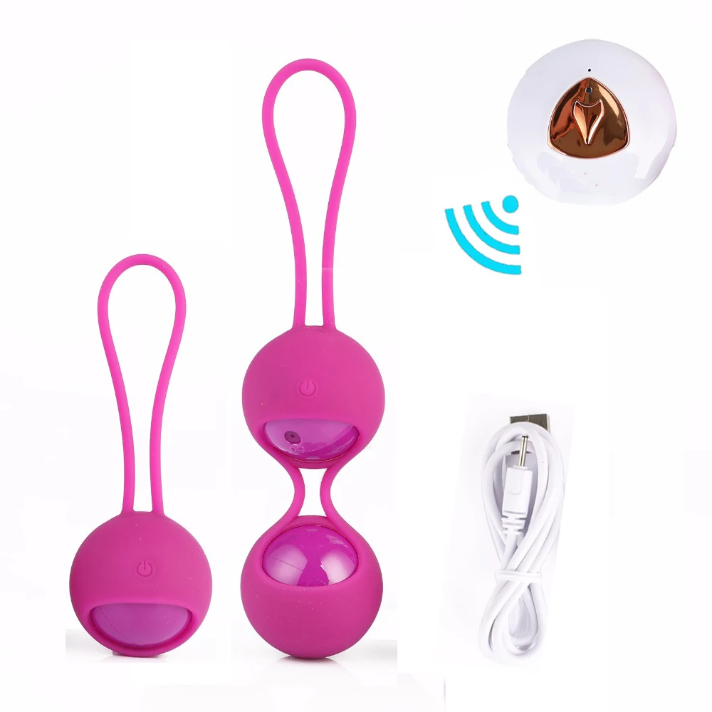 Беспроводные женские вагинальные шарики с дистанционным управлением