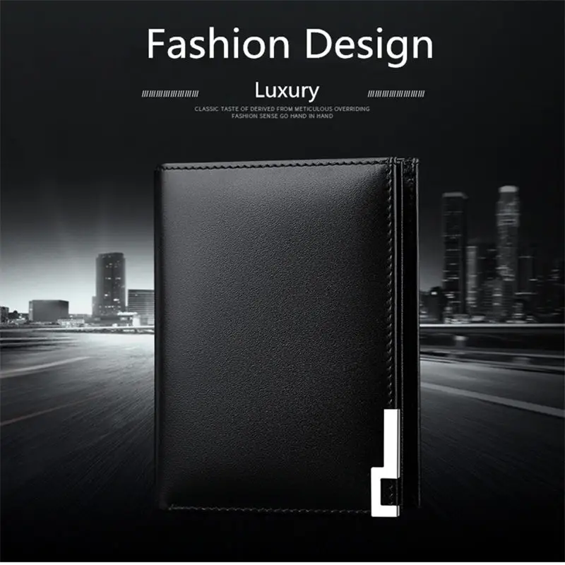 WILLIAMPOLO leisure fashion wallet standard vertical business card holder high quality cowhide wallet PL218
