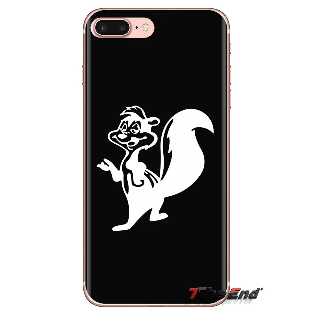 Мягкие чехлы для Samsung Galaxy S3 S4 S5 Mini S6 S7 Edge S8 S9 S10 Plus Note 3 4 5 8 9 Pepe Le Pew French skunk Warner Bros |