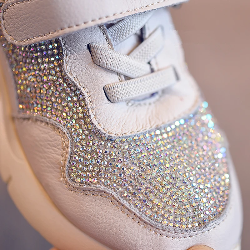 2018 Autumn New Arrival Baby Boys Fashion Snekaers Girls Princess Rhinestone Sports Shoes Breathable Trainers Shoe for Children | Детская