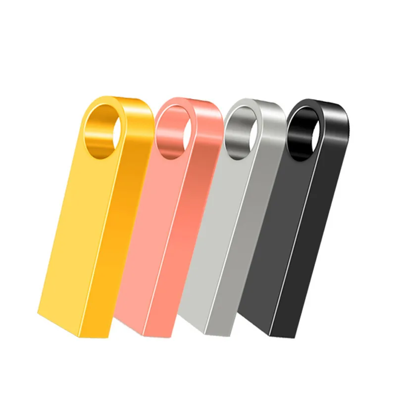 4 цвета Золотой/Серебряный/черный/розовое золото USB флеш накопитель ГБ 8 16 32 64 водонепроницаемый диск|USB