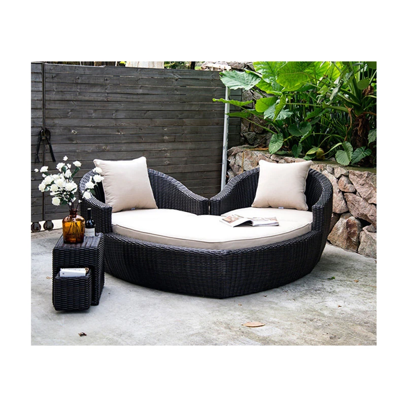 Фабричные розетки недорогой диван кровать Viro для сада плетеный патио секционный