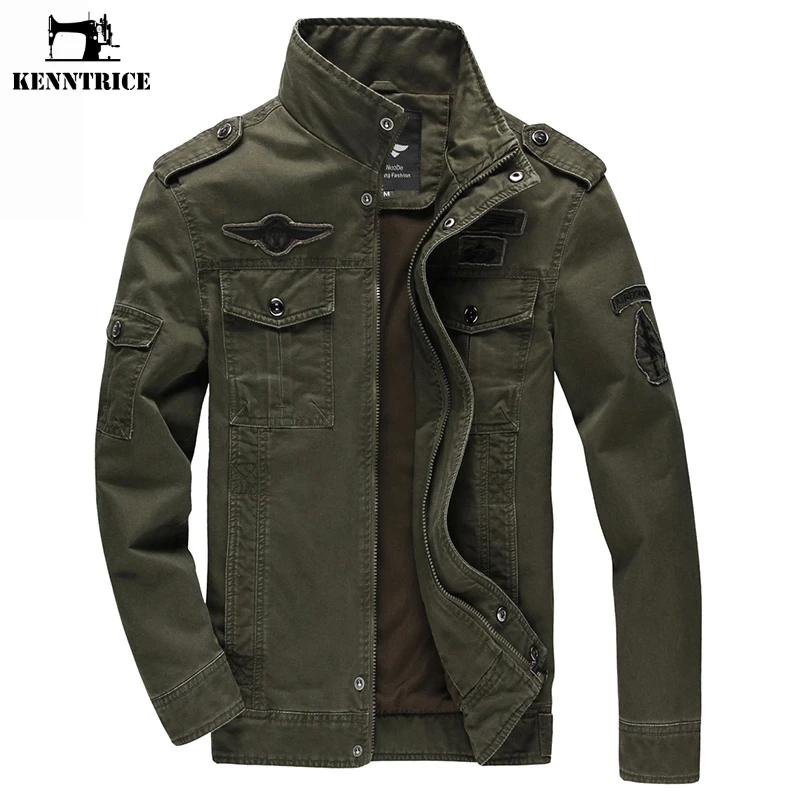 Мужская джинсовая куртка в стиле милитари цвет оливковый/зеленый|olive green coat|men