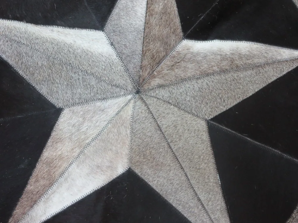 Высококачественный коврик ручной работы из воловьей кожи с рисунком рулевого