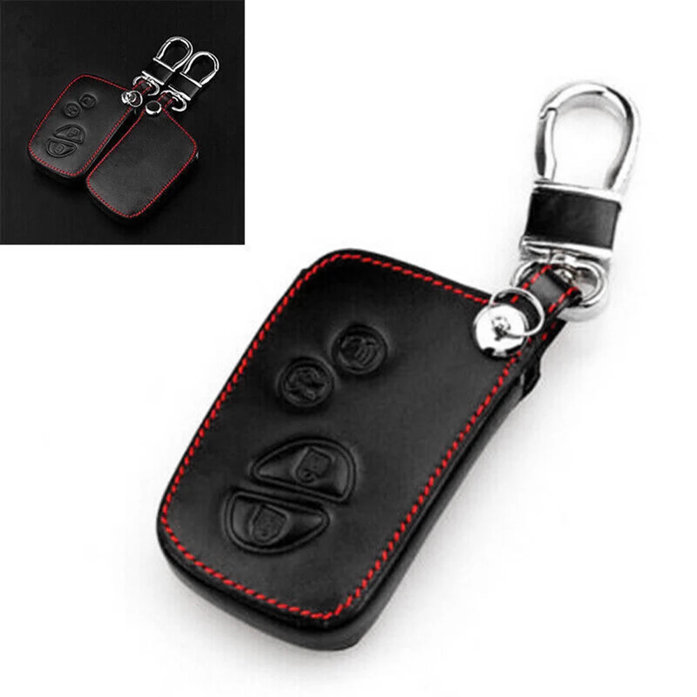 1 шт. кожаный чехол для Lexus Remote Smart Key HYQ14AAB IS LX GX 4-кнопочный Чехол-держатель |