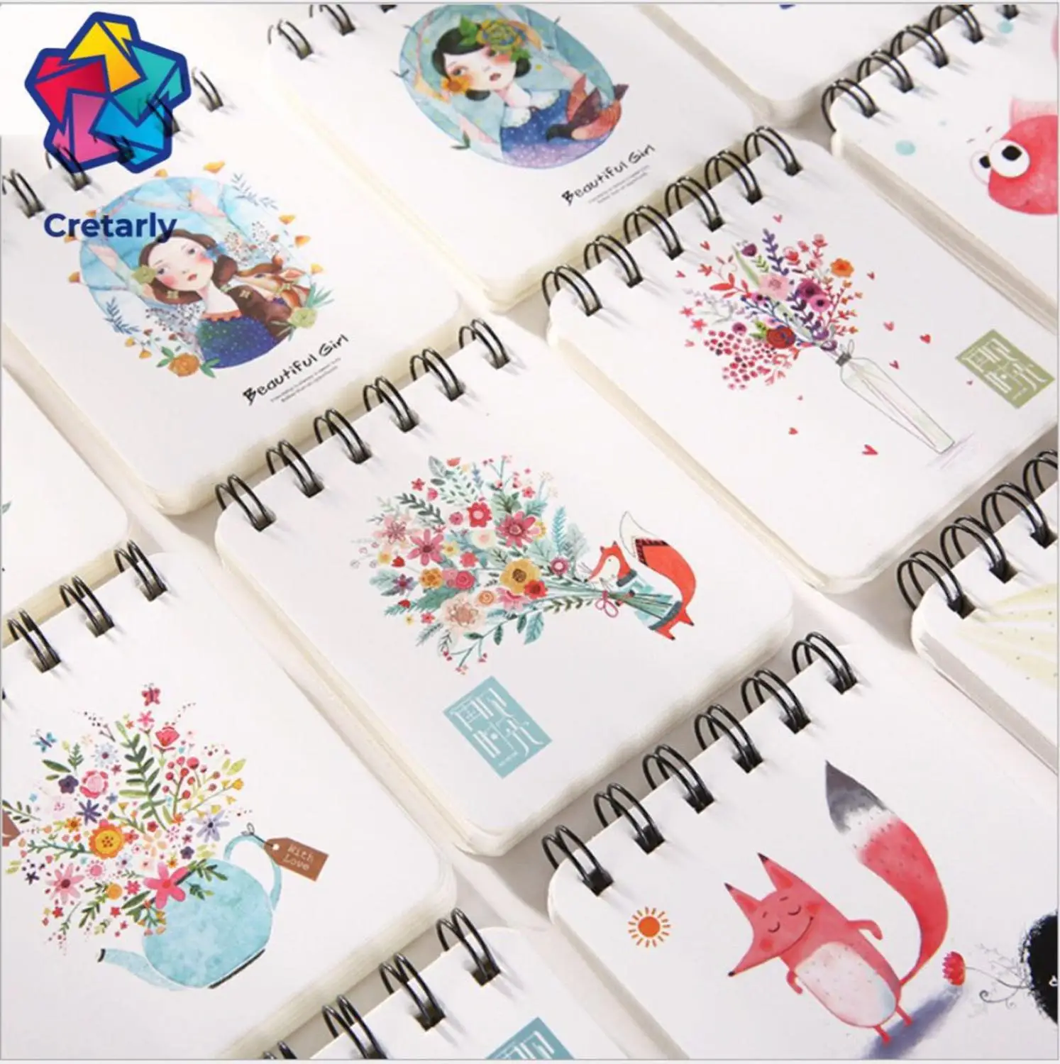 1 шт. новый мультфильм/Цветочный стиль ноутбук креативный бизнес Блокнот Дневник