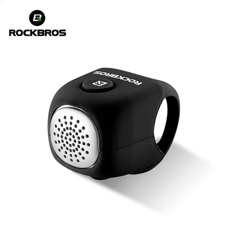 ROCKBROS Электрический велосипед колокольчик кольцо 110 дБ Рог непромокаемый MTB звонок на велосипедный руль силикагелевый корпус велосипедный Рог колокольчик кольцо