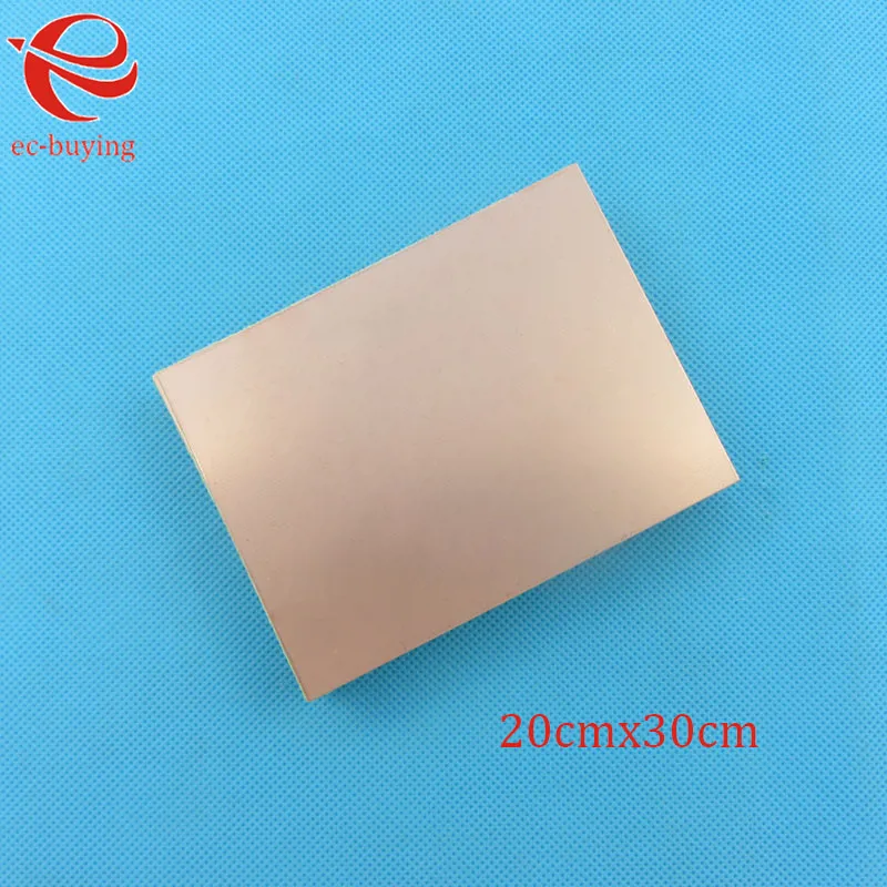 5 шт./партия, ламинированная медь, двухсторонняя пластина CCL 20x30 см, 1,5 мм, FR4, универсальная доска, практичная печатная плата, DIY набор 200*300*1,5 мм